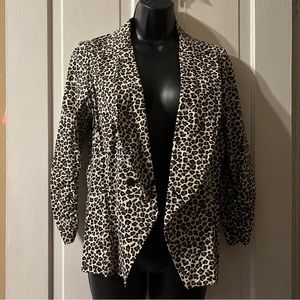 EUC Animal Print Blazer